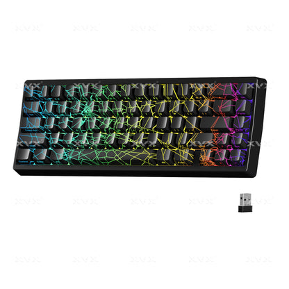 XVX M67 JadeStone Mechanical Keyboard, Plus X11 Tri-Mode Mouse, Bundle