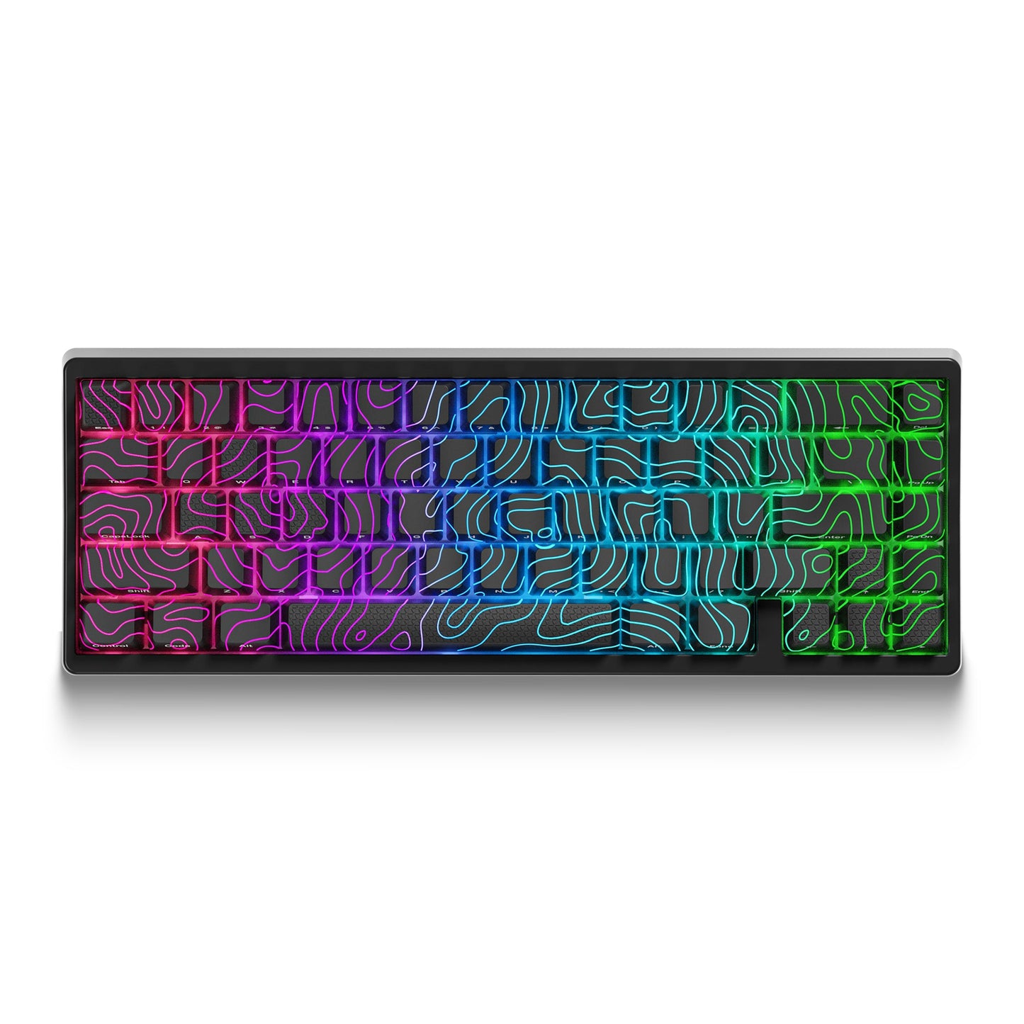 XVX M67 JadeStone Mechanical Keyboard With IMD-Tech Keycaps (Interstellar Black)
